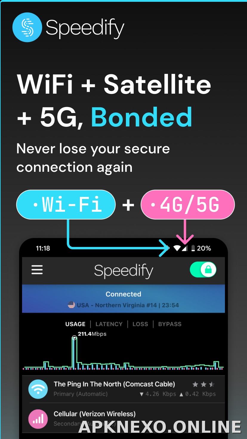 Speedify скриншот 1